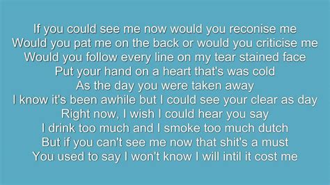 if u could see me now|The Script – If You Could See Me Now Lyrics.